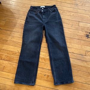 Abercrombie & Fitch 90s relaxed high rise curve love jean